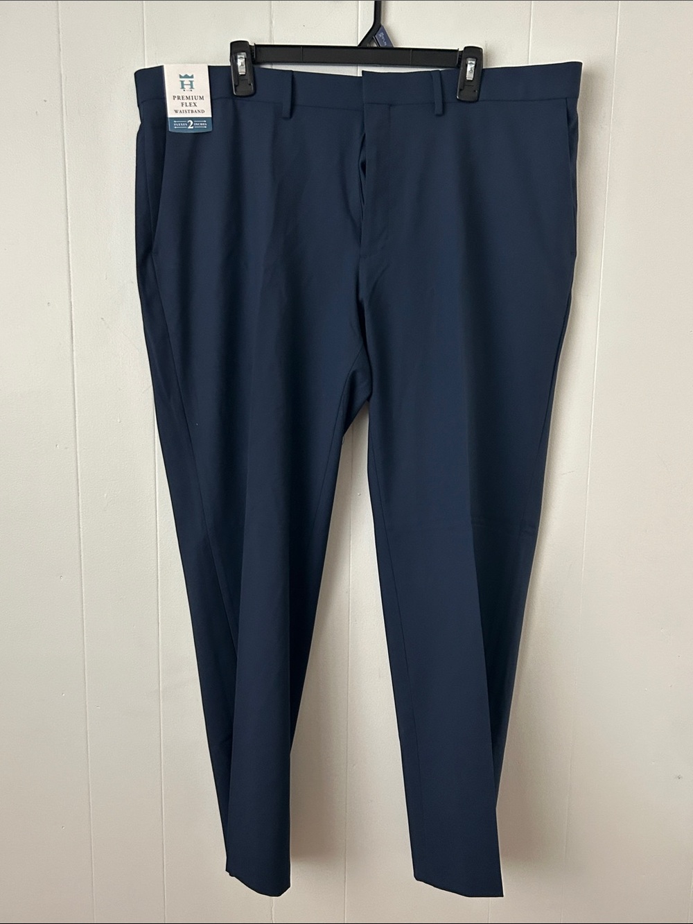 Premium Flex Navy Dress Pants for Men 40x30